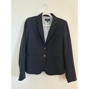 J.Crew Two Button Blazer Black Women's Size S